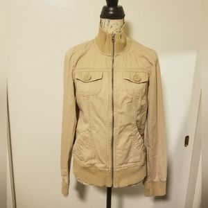 Light bomber jacket (Tan) Junior's Large